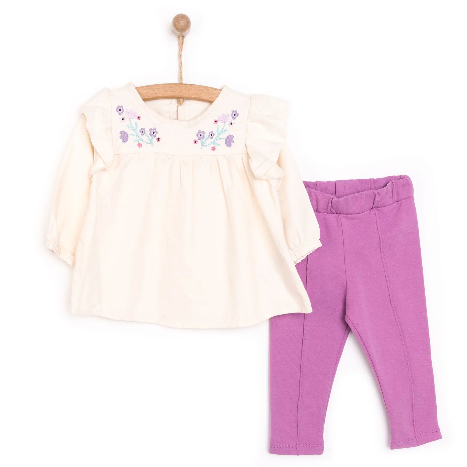 HelloBaby Baby Girl Blouse - Tights - Beige - ebebek - Black Friday