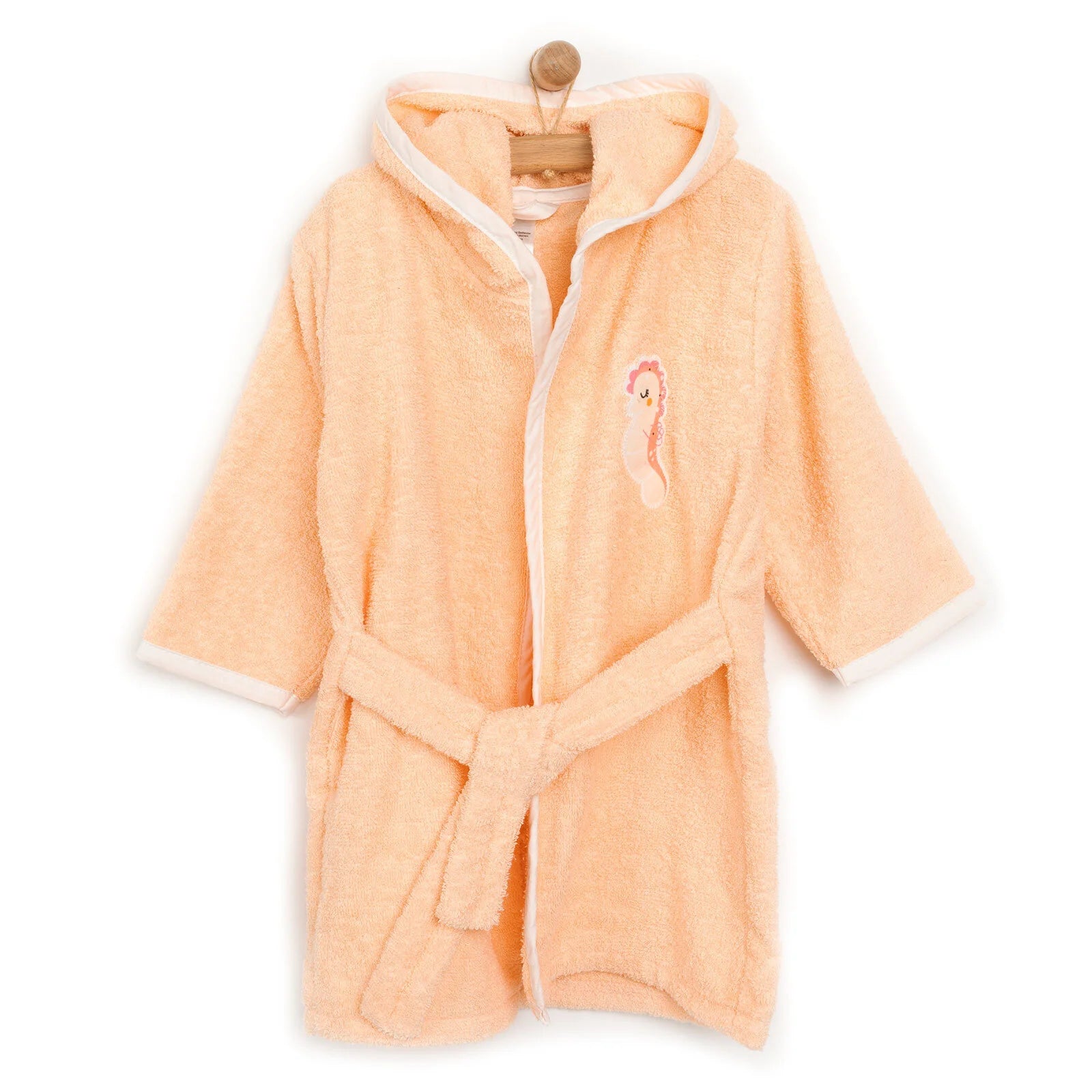 Bebekevi Baby Bathrobe - Salmon - ebebek - Black Friday