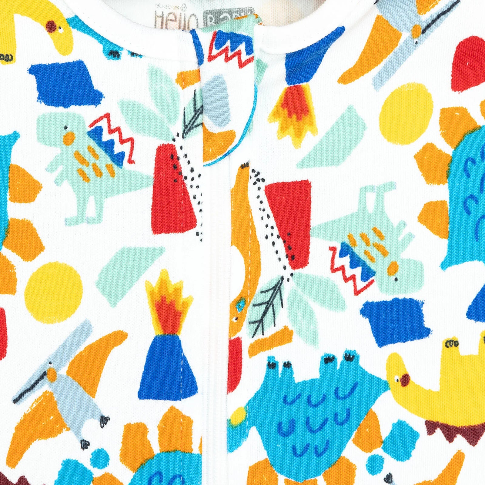 HelloBaby Newborn Baby Boy Footed Jumpsuit - Ecru - ebebek - Black Friday