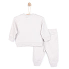 HelloBaby Basic Girl Leaf Printed Jogging Set - Beige - ebebek - Black Friday