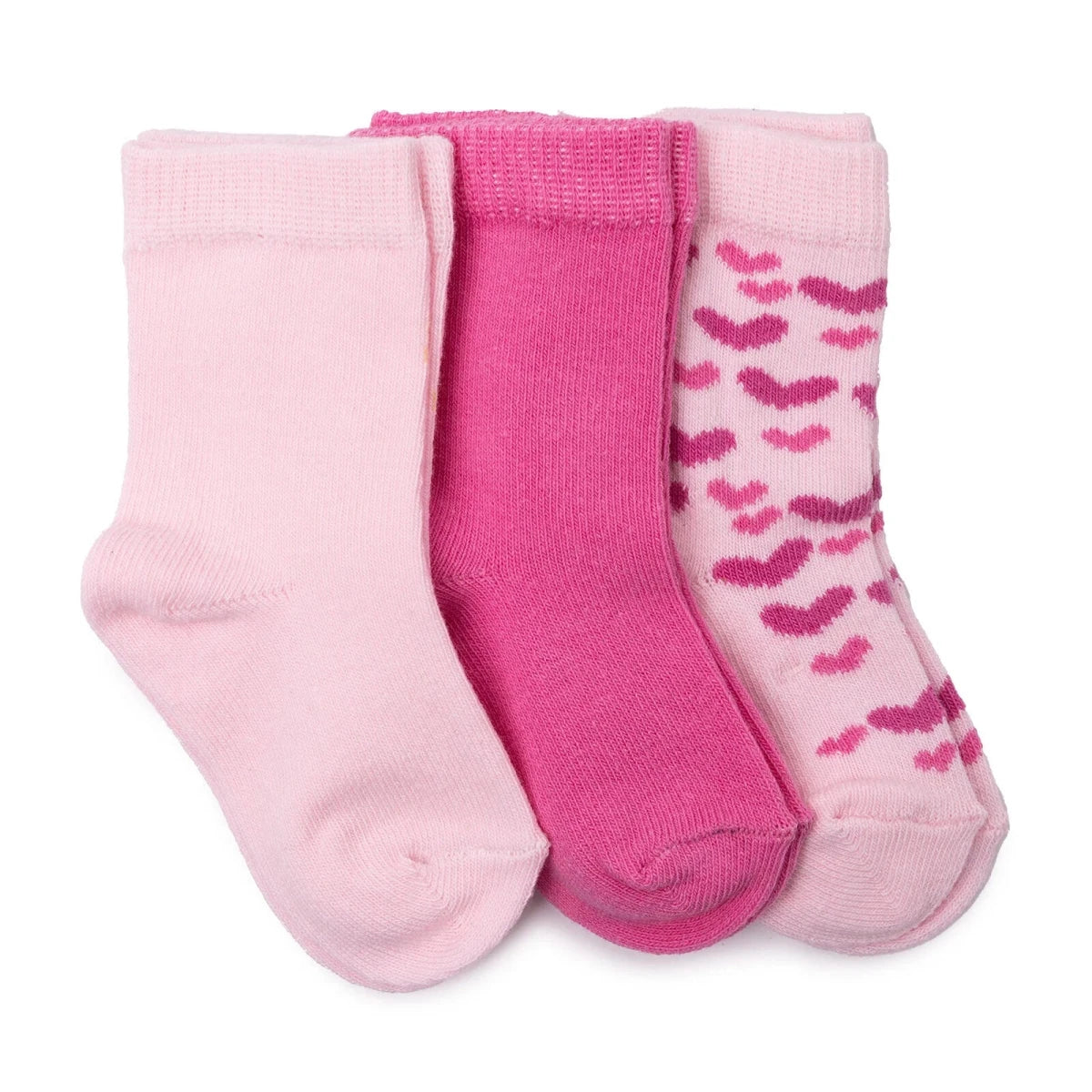 Baby Girl 3 - Pack Ankle Socks Heart Print - Pink Printed Pink Printed - ebebek