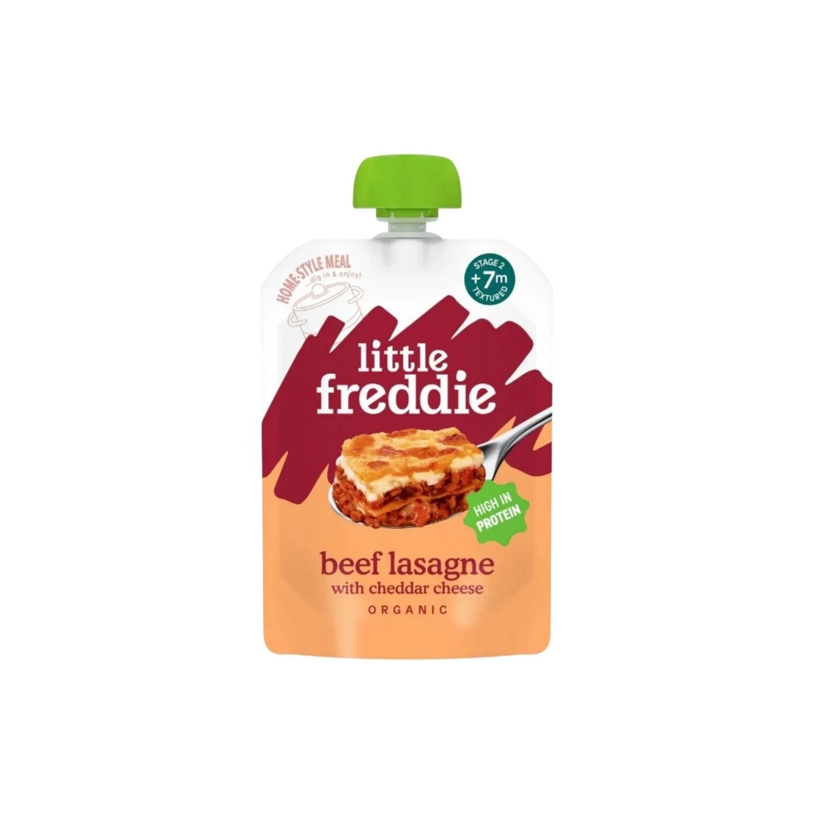 Little Freddie Organic Beef Lasagne with Cheese Baby Food Pouch 7+ months 130g - ebebek - Black Friday