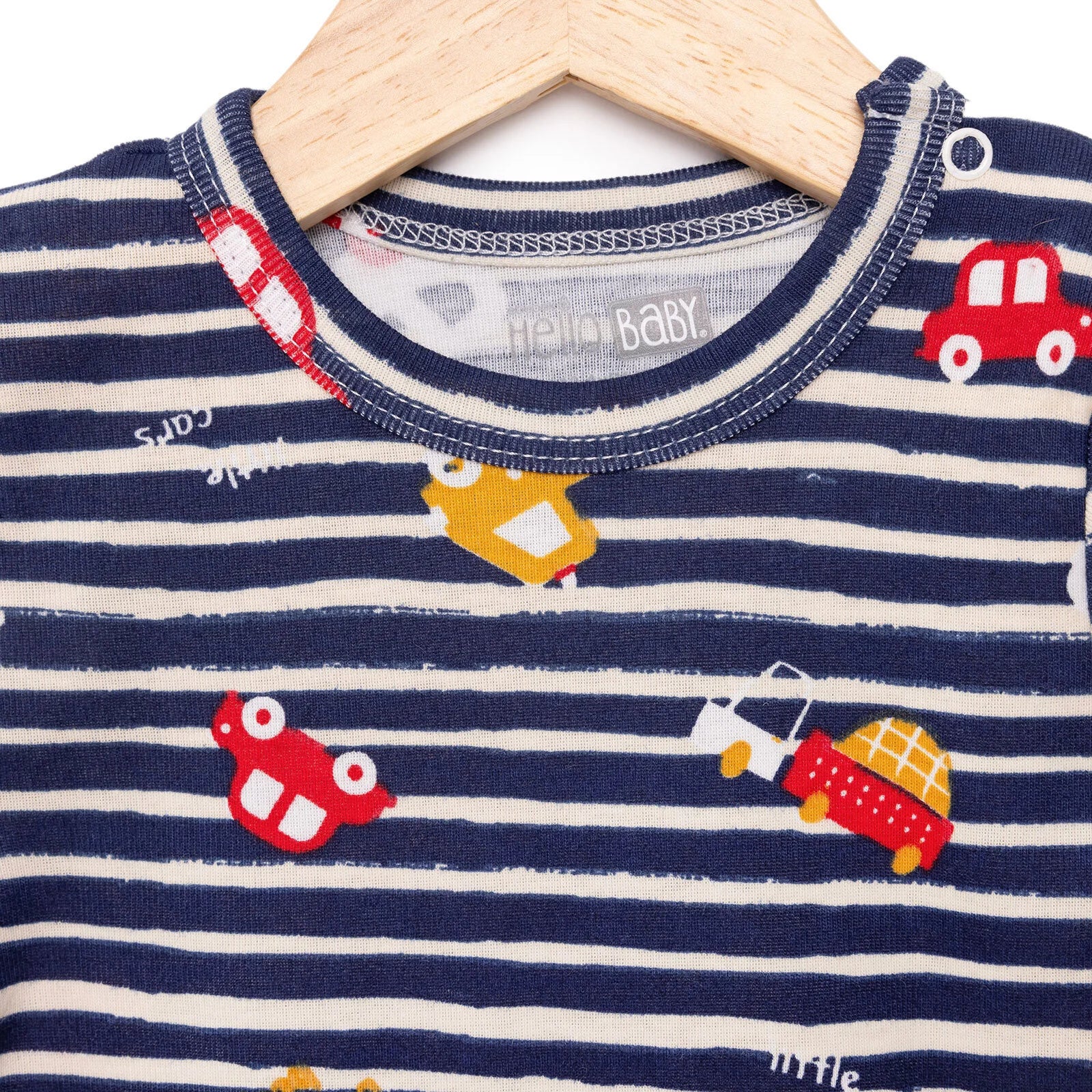 HelloBaby Baby Boy Short Sleeve Body - Blue - ebebek - Black Friday