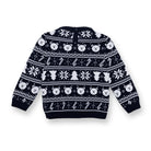 HelloBaby Christmas Baby Boy Snow Party Sweatshirt - Navy Blue - ebebek - Black Friday