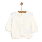 HelloBaby Basic Ribbed Cardigan - Ecru - ebebek - Black Friday