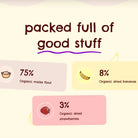 Ella's Kitchen Organic Strawberry & Banana Melty Puffs Baby Snack 6+ months 20g - ebebek - Black Friday