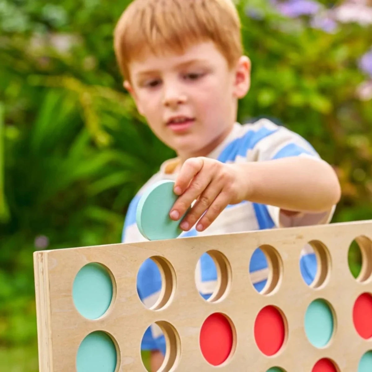 TP Giant Wooden 4 - in - 1 Row Game - ebebek