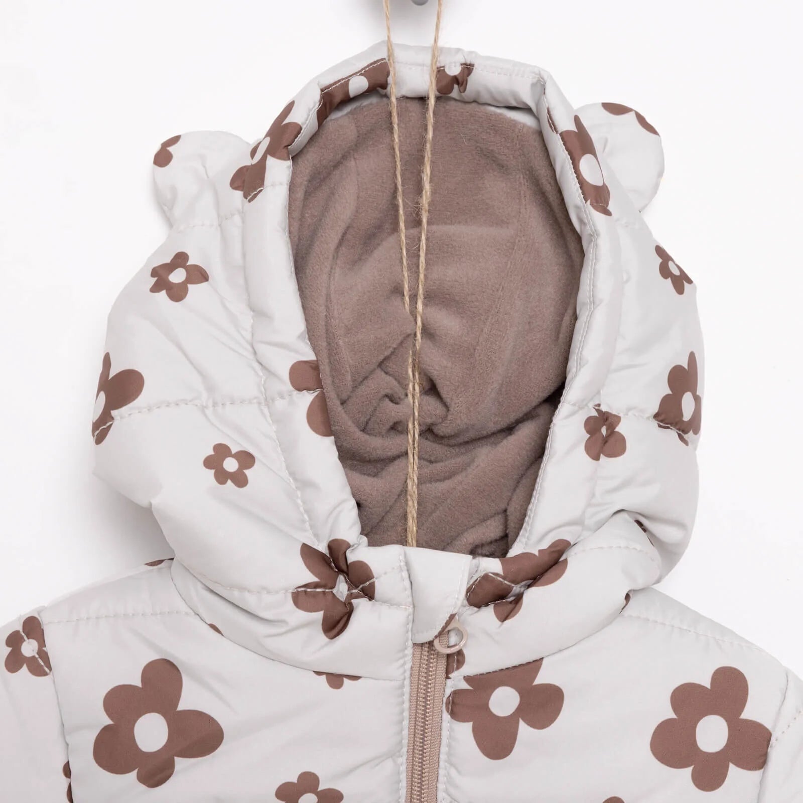 HelloBaby Eared Hoodie Coat - Mink - ebebek - Black Friday