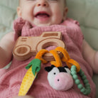 Little Big Friends Wooden Rattle - Farm - ebebek - Black Friday