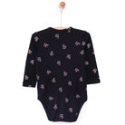 HelloBaby Unisex Long Sleeve Bodysuit - Black - ebebek - Black Friday