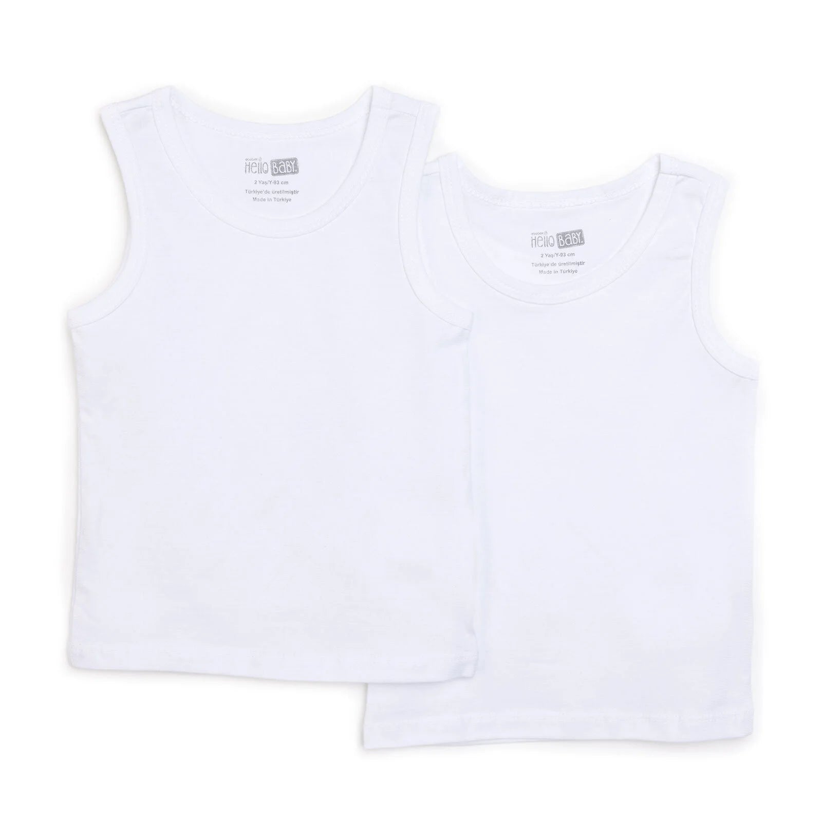 HelloBaby Boy 2 - Pack Tanks - White - ebebek - Black Friday