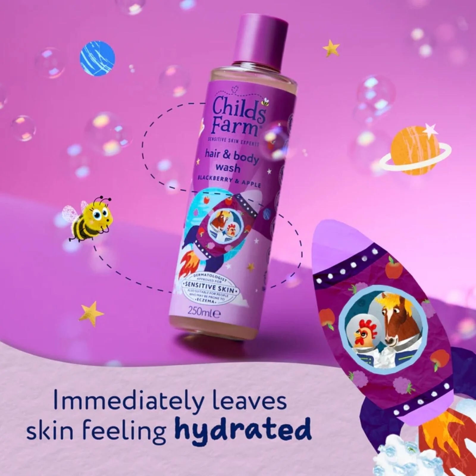 Childs Farm Hair & Body Wash 250ml - Blackberry & Apple - ebebek - Black Friday