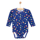 HelloBaby Boy Long Sleeve Bodysuit - Navy Blue - ebebek - Black Friday