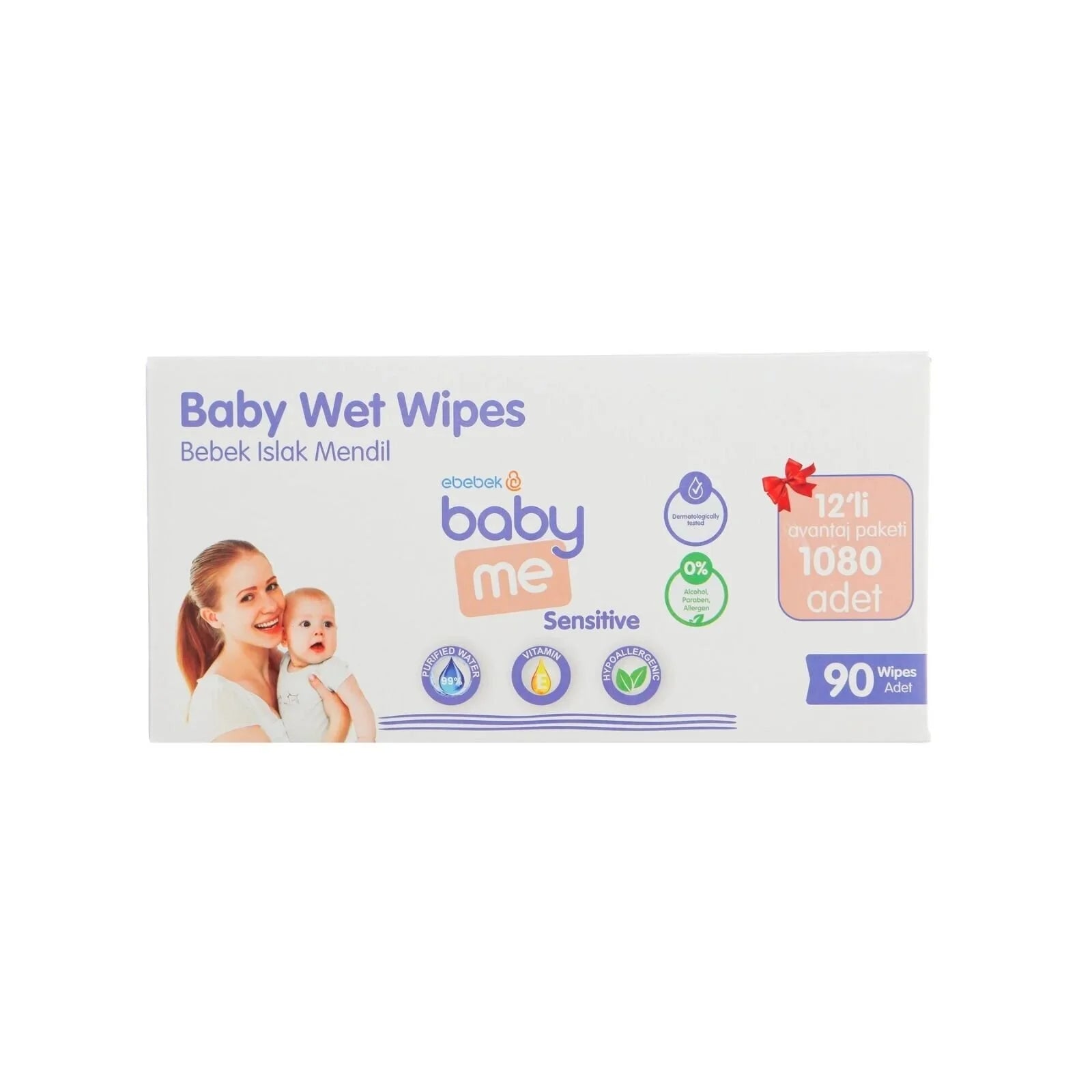 baby me Sensitive Baby Wipes 12x90 pcs - ebebek - Black Friday