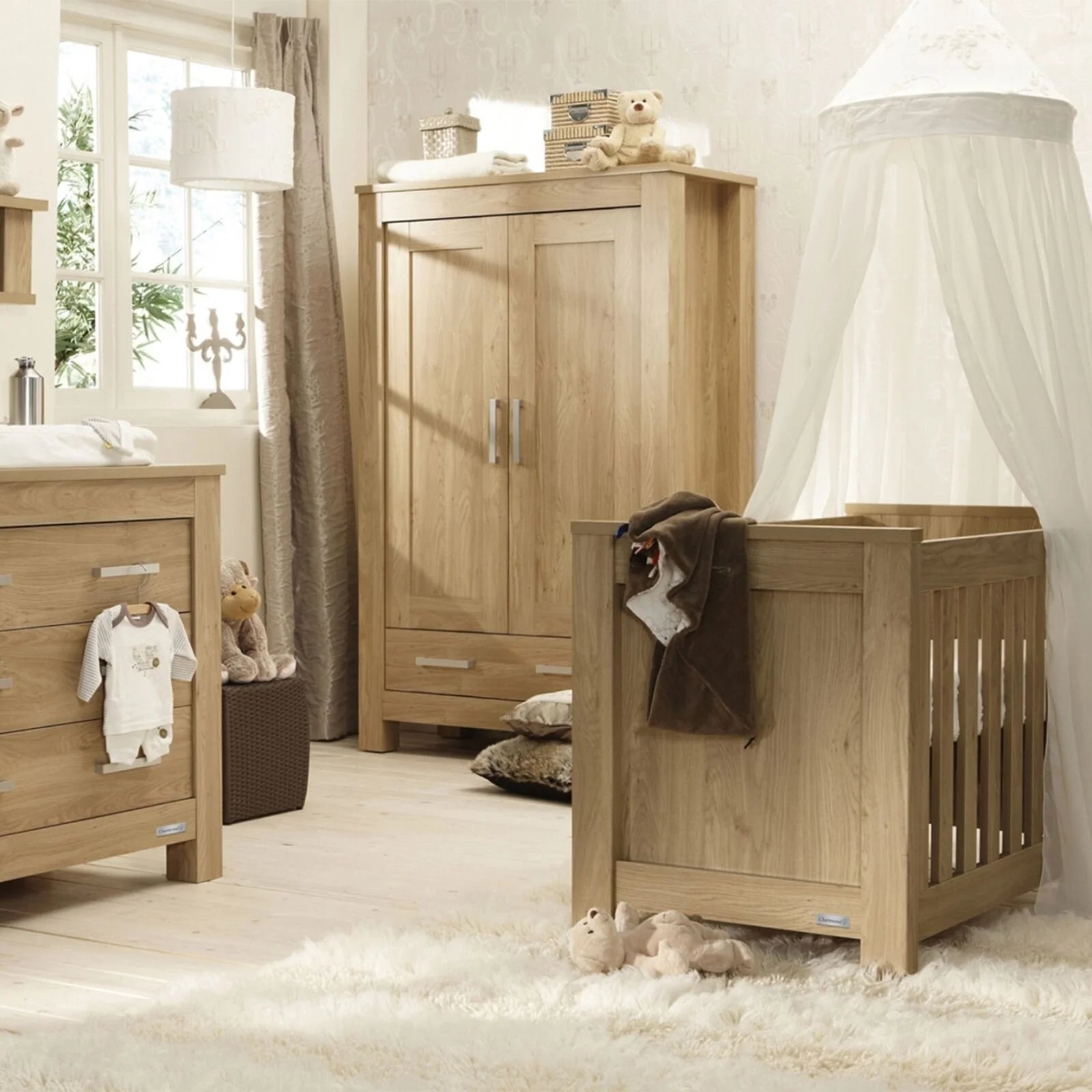 Charnwood Bordeaux Wardrobe - Oak Oak - ebebek - Christmas