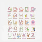 Live Vida Alphabet Wall Stickers with Animal Figures 26 pcs - Pink - ebebek - Black Friday