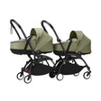 Stokke YOYO3 Stroller for Twins 0+ months - Olive Color Pack & Black Frame - ebebek