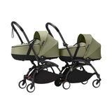Stokke YOYO3 Stroller for Twins 0+ months - Olive Color Pack & Black Frame - ebebek