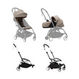 Stokke YOYO3 Stroller for Siblings - Taupe Color Pack & White Frame - ebebek