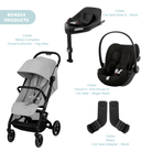 Cybex Beezy Compact Pushchair with Cloud G Car Seat & Base Travel System Bundle - Fog Grey - ebebek - Christmas