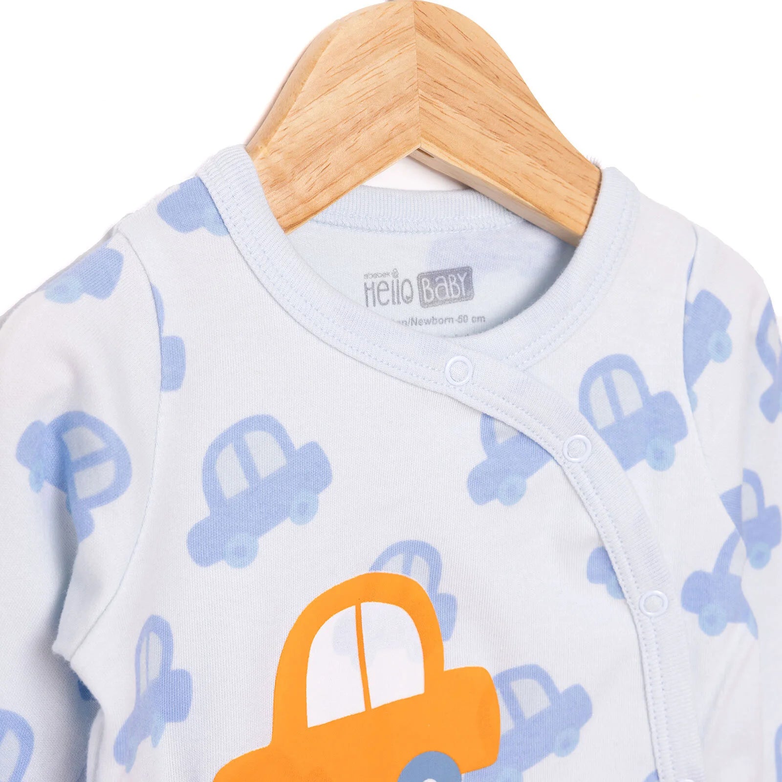 HelloBaby Newborn Baby Boy Footed Bottom - Blue - ebebek - Black Friday