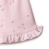 Bebetto Girls T-shirt & Shorts Set Floral Print Flower Garden Crew Neck Short Length Short Sleeve - Pink Pink - ebebek