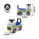 Xootz Mercedes - Benz Police Foot - to - Floor Ride On - White - ebebek - Black Friday