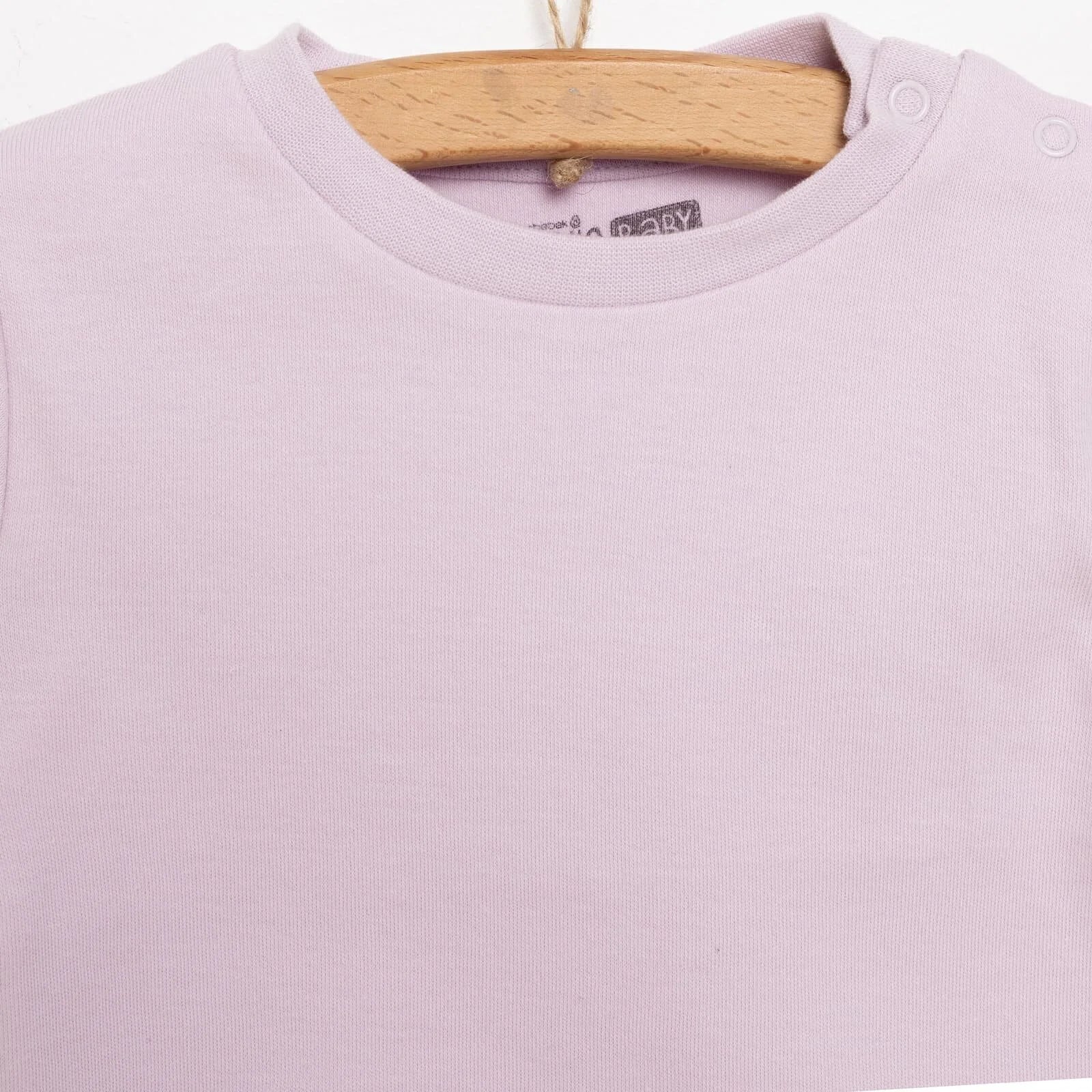 HelloBaby Basic Interlock Long Sleeve T-shirt - Purple - ebebek - Black Friday