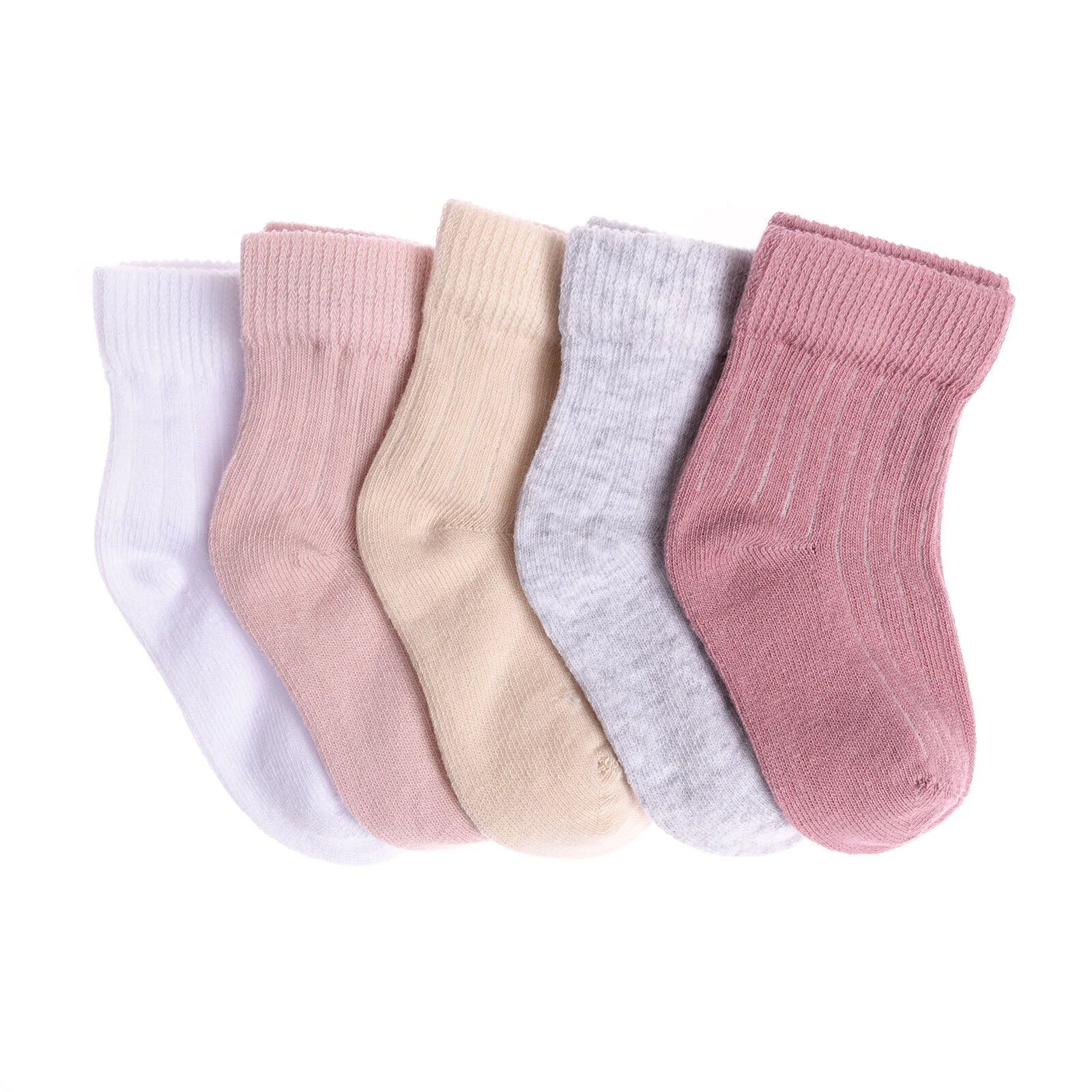HelloBaby Baby Girl Socks 5 Pcs - Light Rose - ebebek - Black Friday