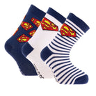 Warner Bros Superman Boy 3Pcs Socks - Navy Blue - ebebek - Black Friday
