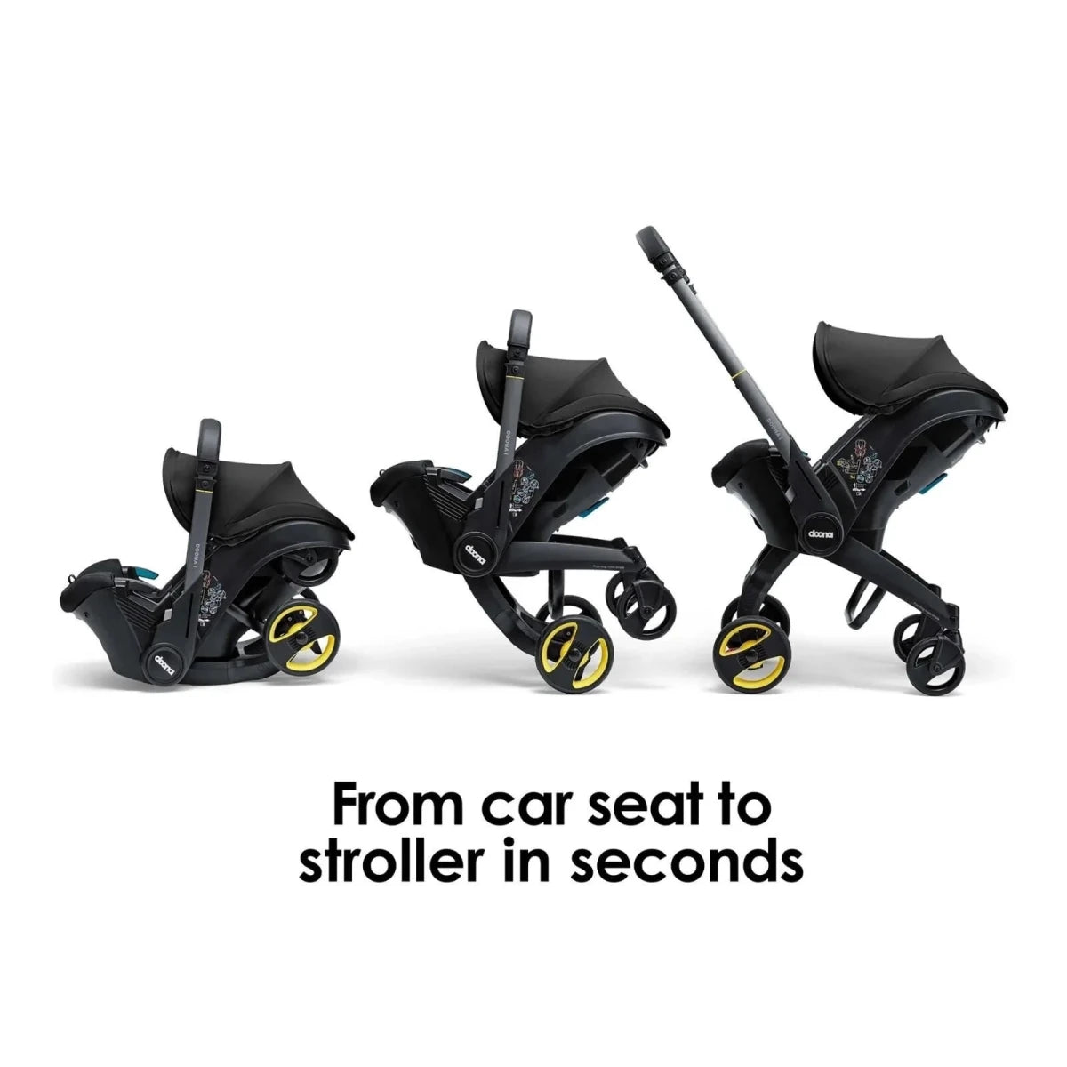 Doona i Infant Car Seat & Stroller - Nitro Black Nitro Black - ebebek