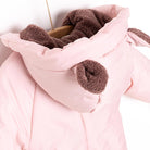 Midimod Basic Girl Rabbit Ears Snowsuit - Light Pink - ebebek - Black Friday