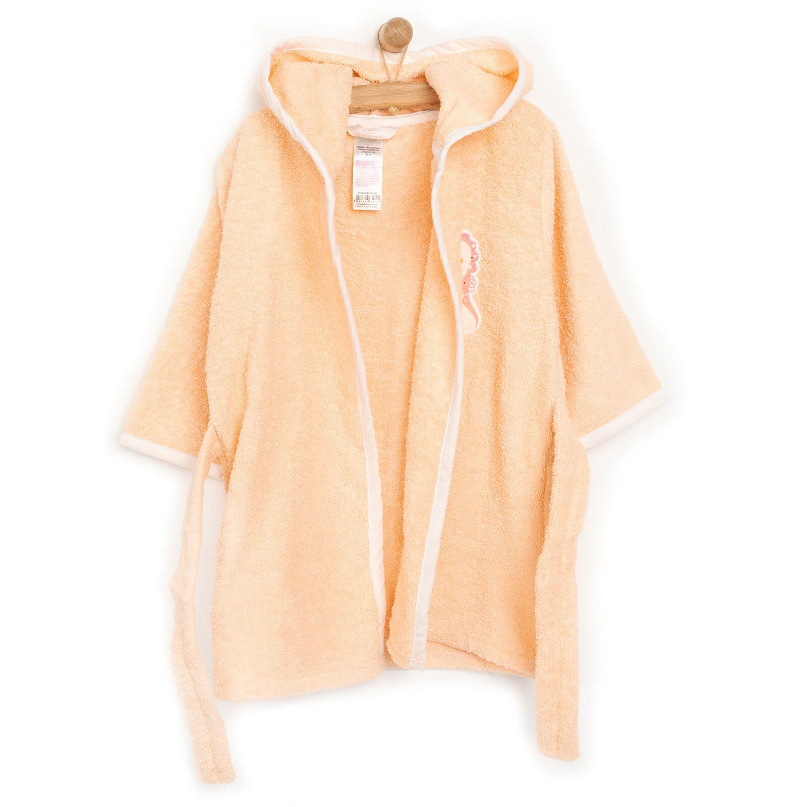 Bebekevi Baby Bathrobe - Salmon - ebebek - Black Friday