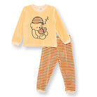 HelloBaby Velvet Pyjama Set - Light Brown - ebebek - Black Friday