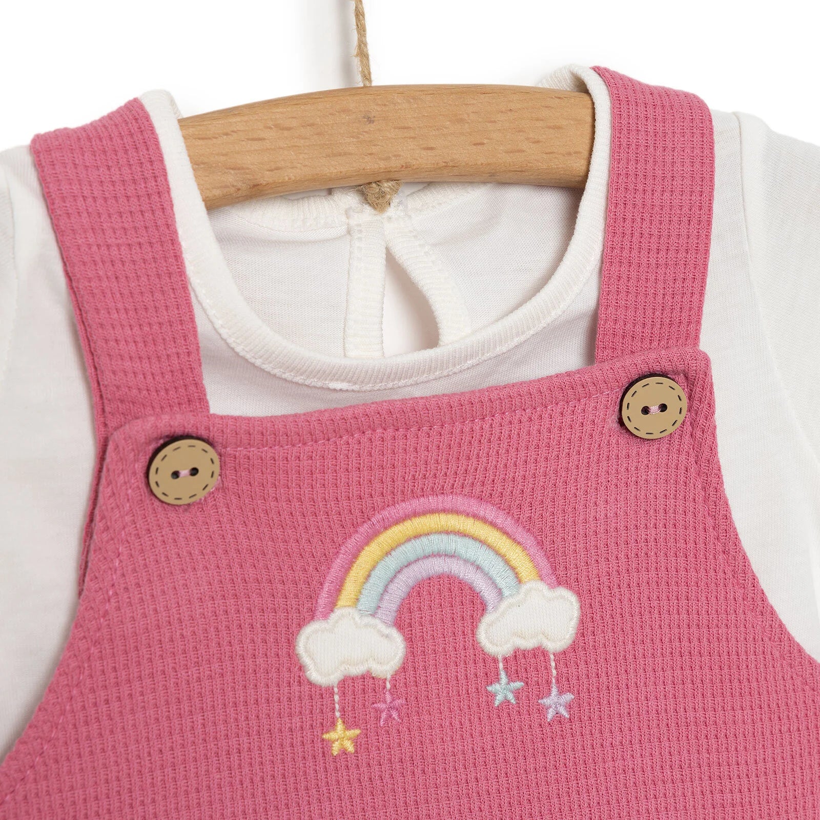 Bebbek Girl Overalls - T-shirt - Ecru - ebebek - Black Friday