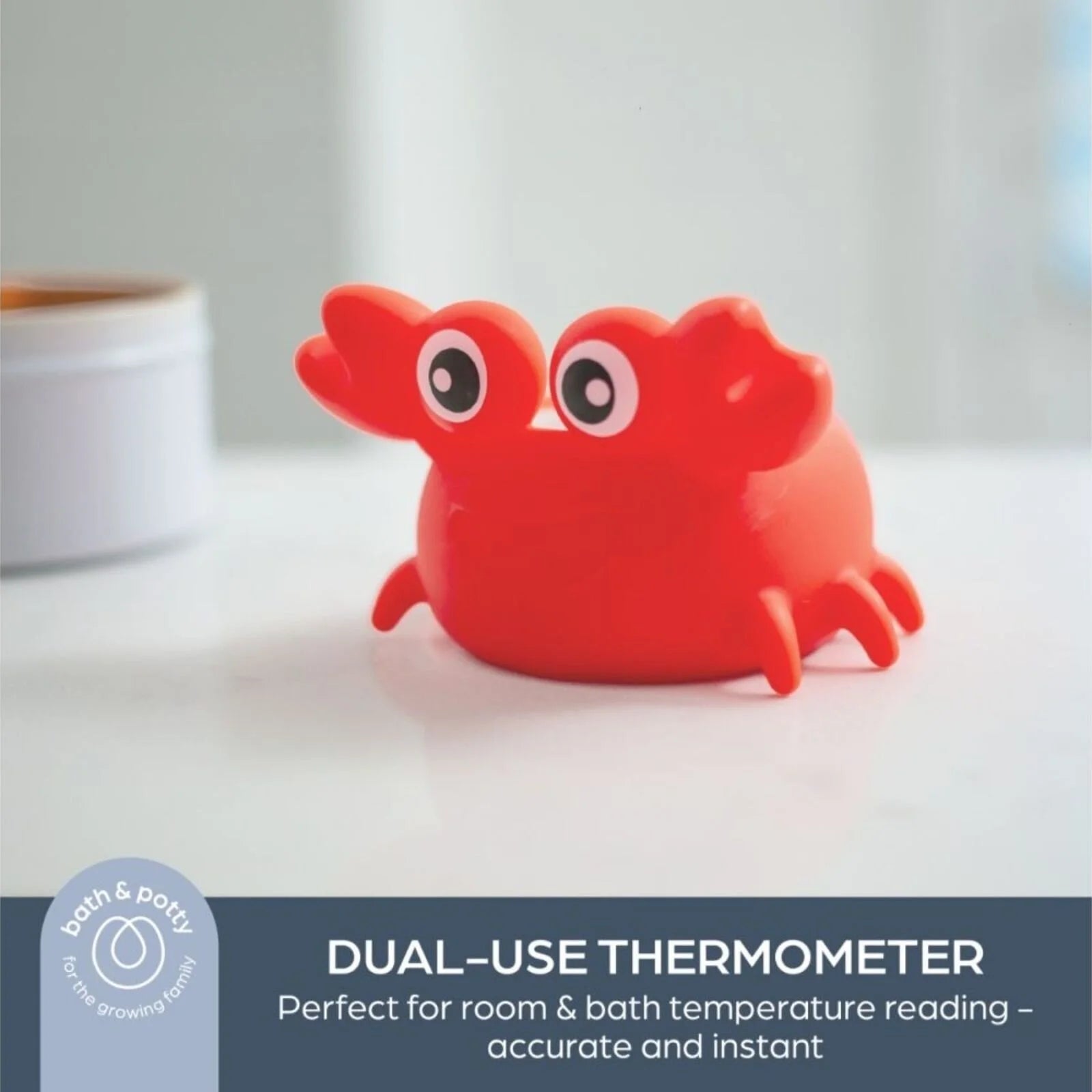 Dreambaby 2 - in - 1 Room & Bath Crab Thermometer - ebebek - Black Friday