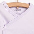 HelloBaby Newborn Organic Wrapover Top - Hat - Purple - ebebek - Black Friday