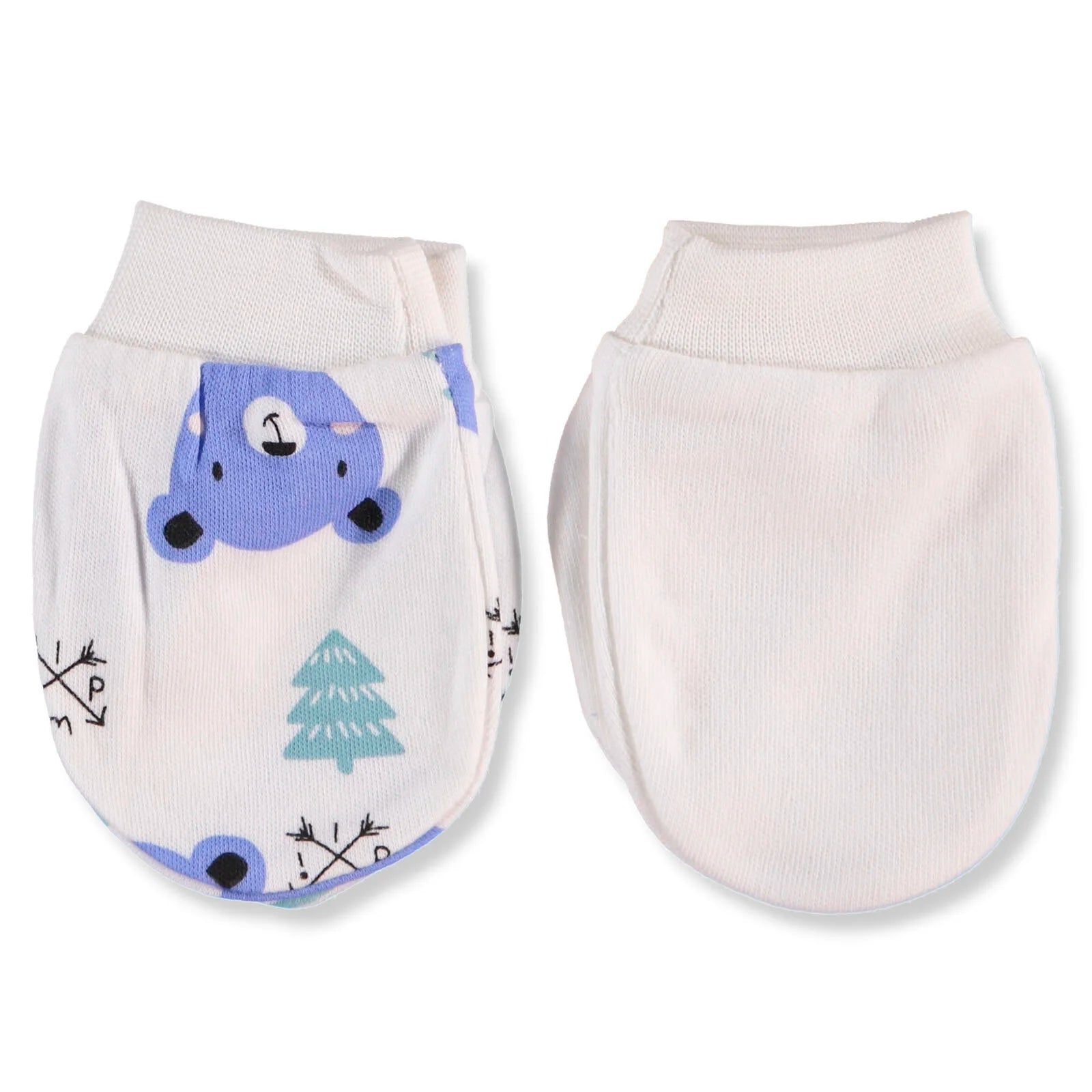 HelloBaby Newborn Basic Mitten 2 - Pack - Multicolour - ebebek - Black Friday