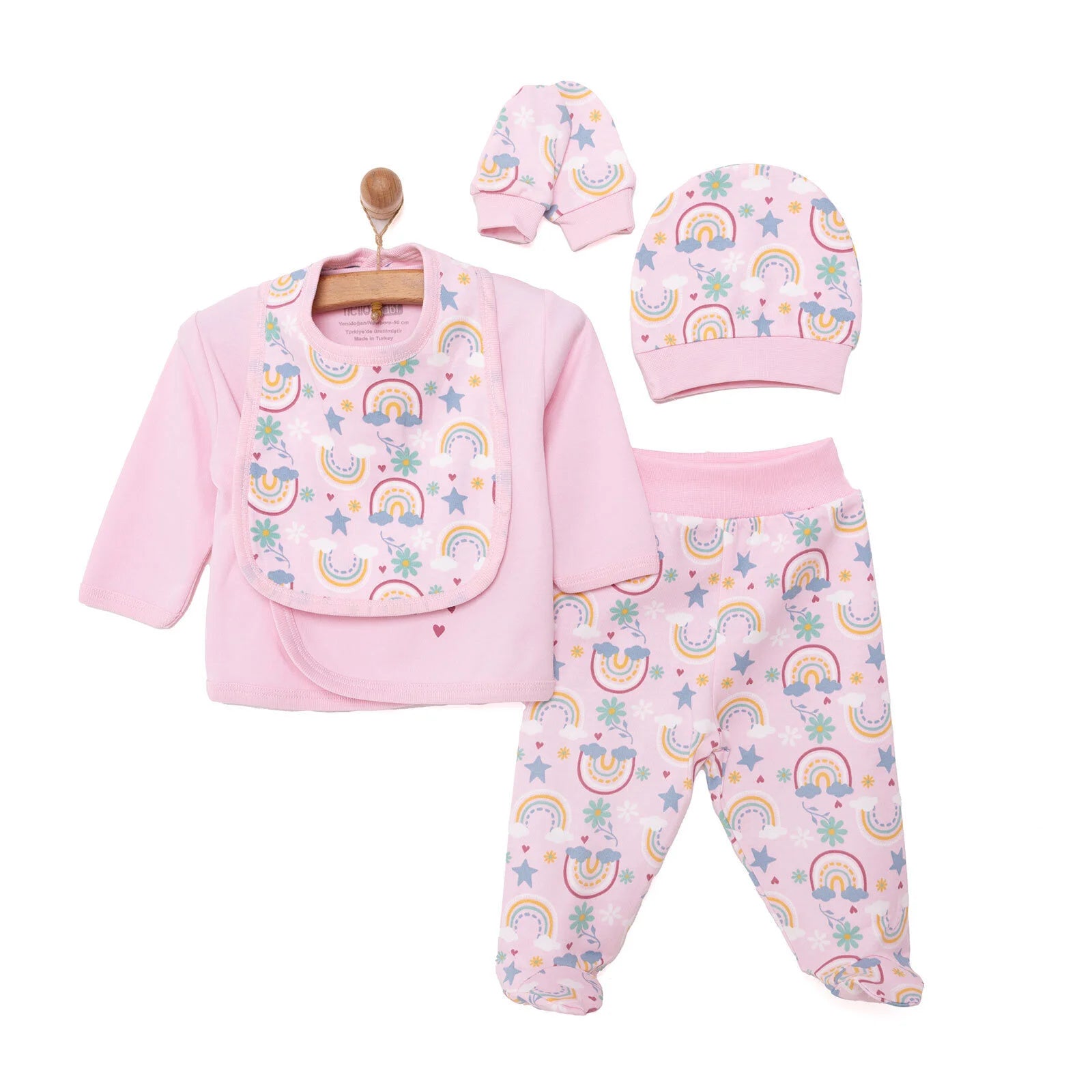 HelloBaby Girl 5 Piece Newborn Set - Pink - ebebek - Black Friday