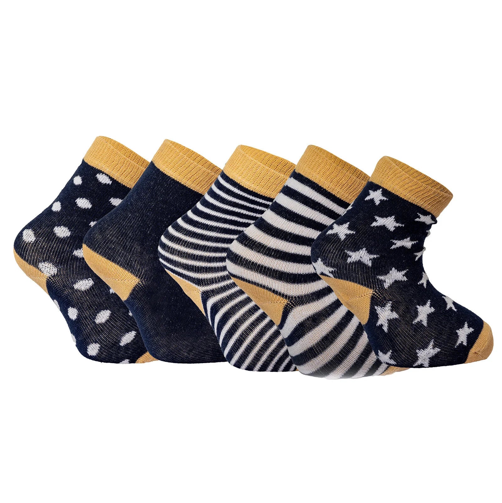 HelloBaby Baby Boy Pack of 5 Socks - Navy Blue - ebebek - Black Friday