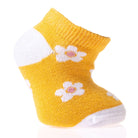 HelloBaby Baby Girl Flower Patterned Socks 3 Pcs - Yellow - ebebek - Black Friday
