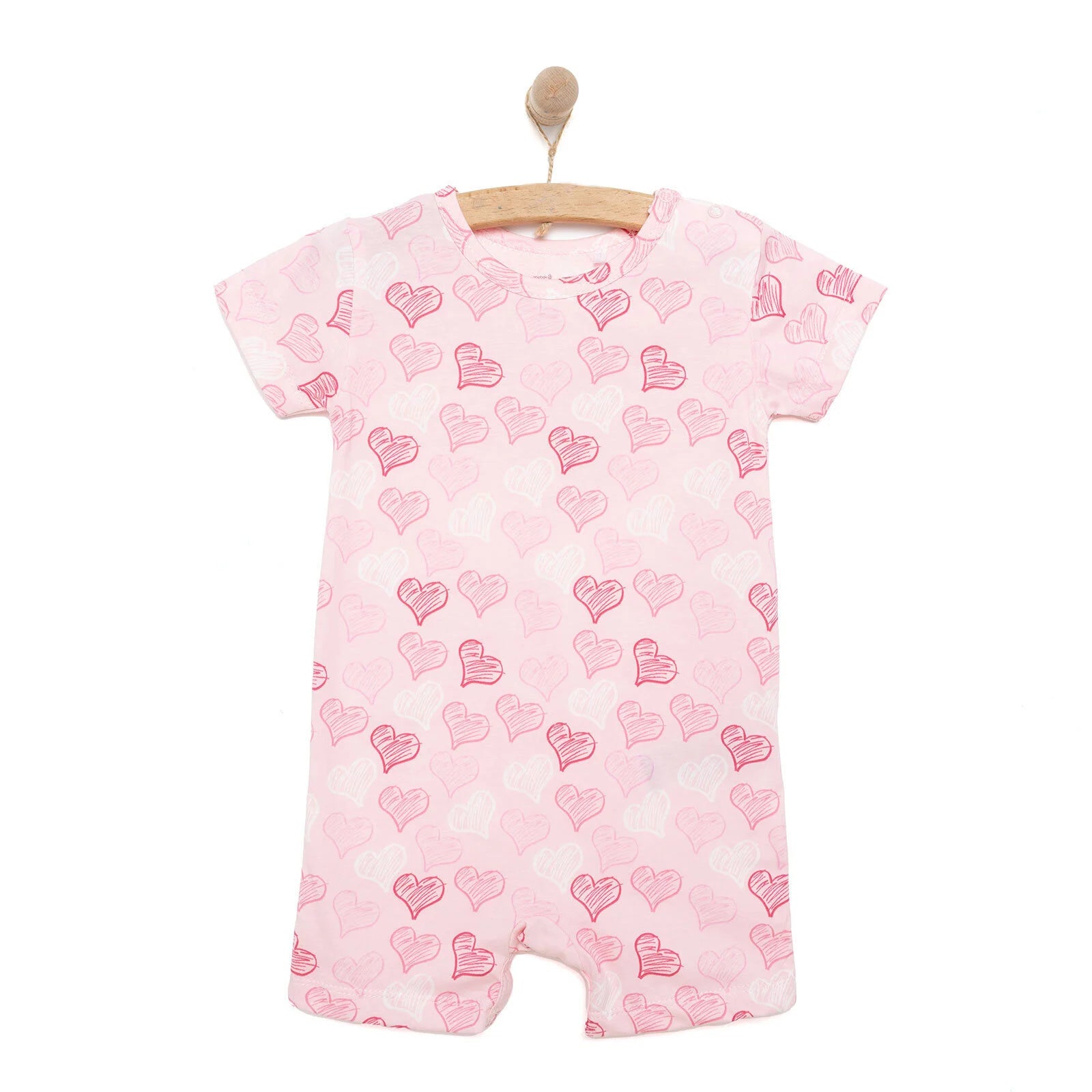 HelloBaby Newborn Girl Short Overalls - Pink - ebebek - Black Friday