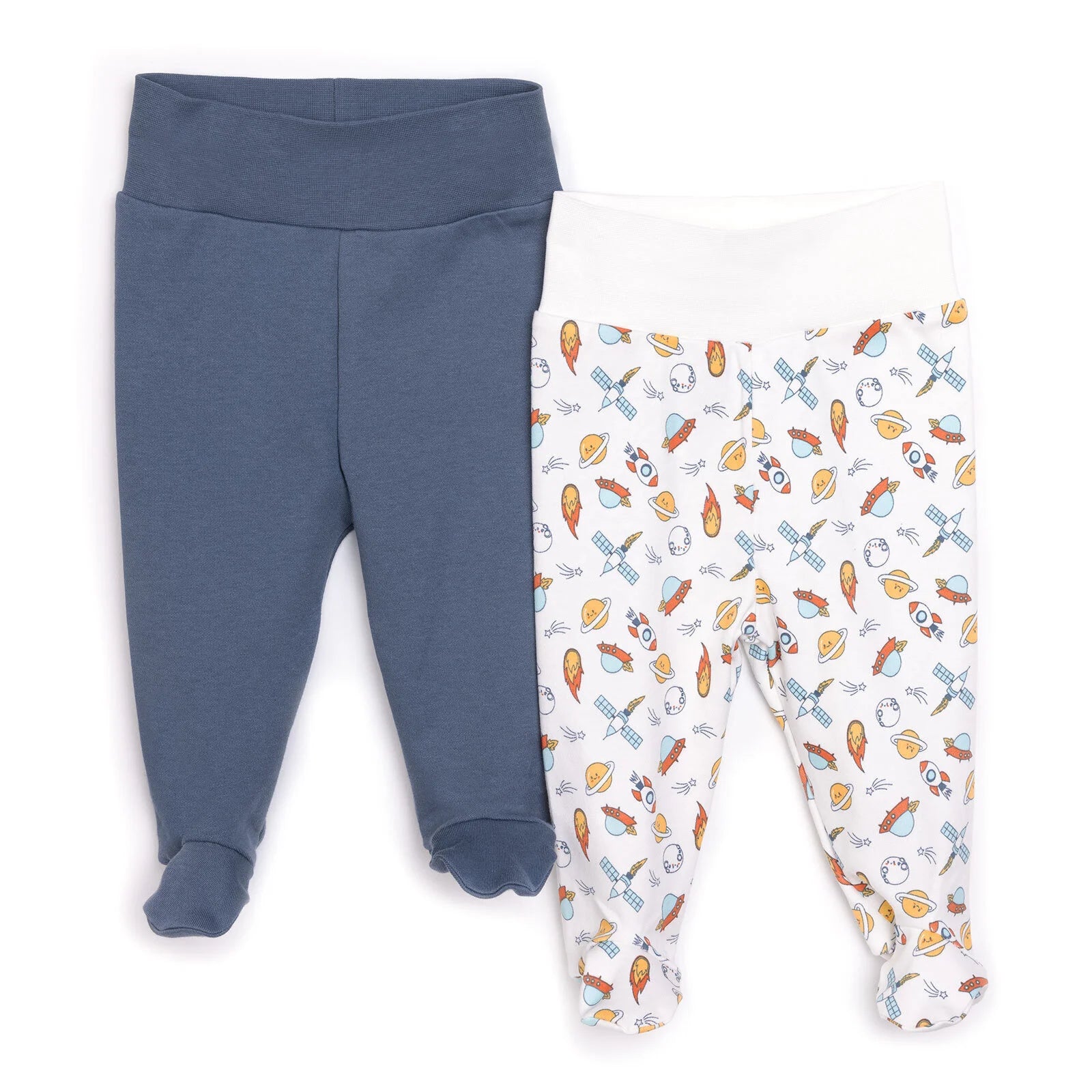 HelloBaby Boy 2 Piece Footed Bottom - Ecru - ebebek - Black Friday