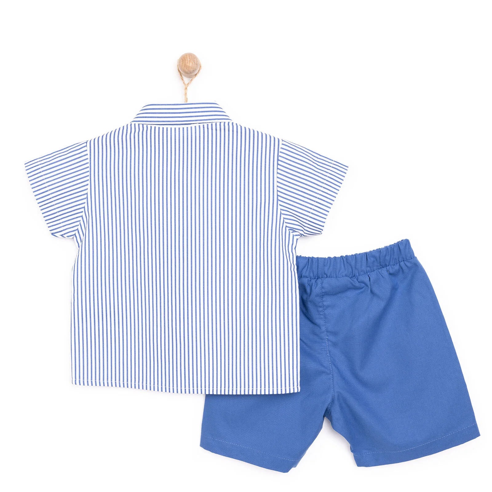 HelloBaby Little Sailor Boy Shirt - Shorts - Blue - ebebek - Black Friday