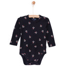 HelloBaby Unisex Long Sleeve Bodysuit - Black - ebebek - Black Friday