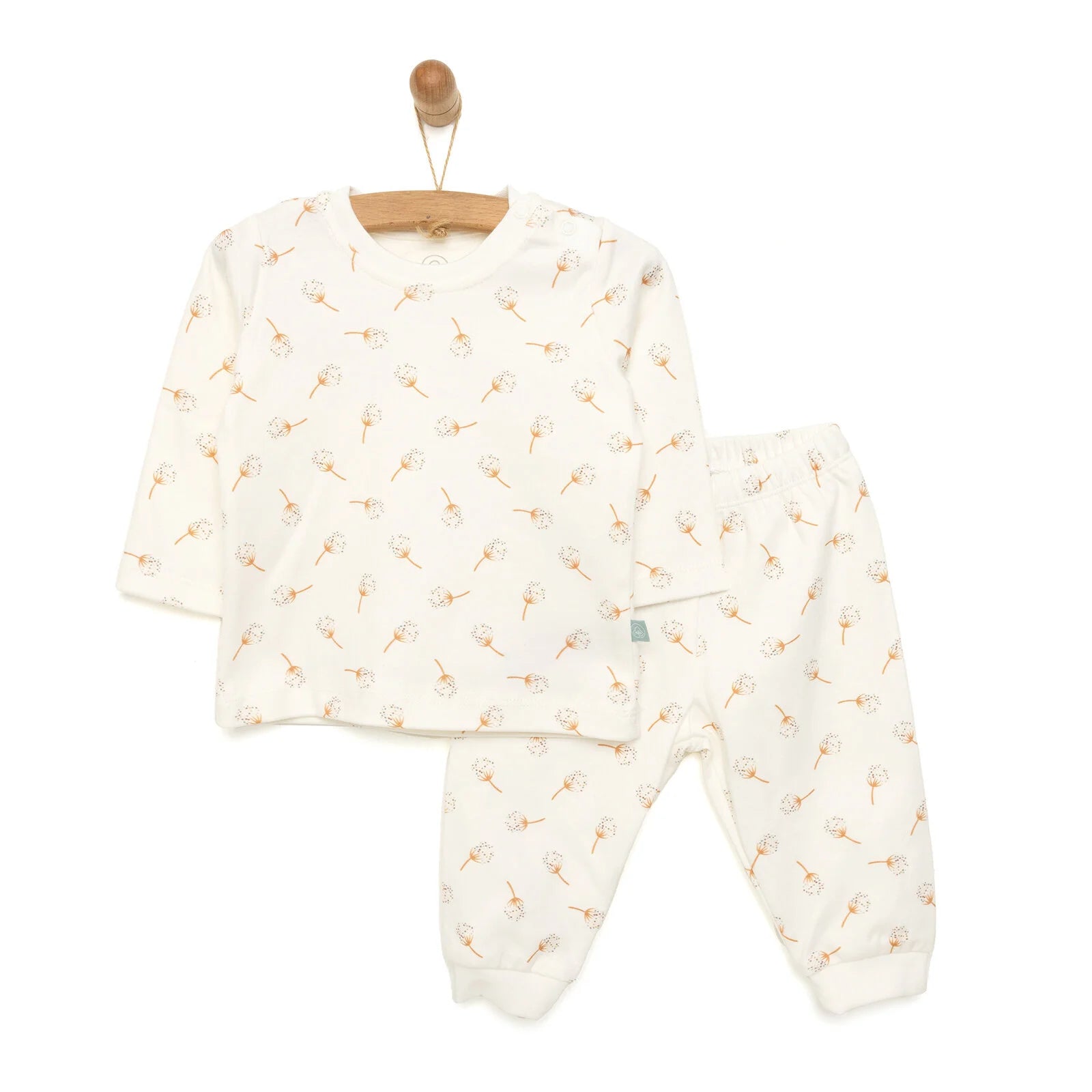 Pambuliq Baby Girl Long Sleeve Pyjamas Set - Ecru - ebebek - Black Friday