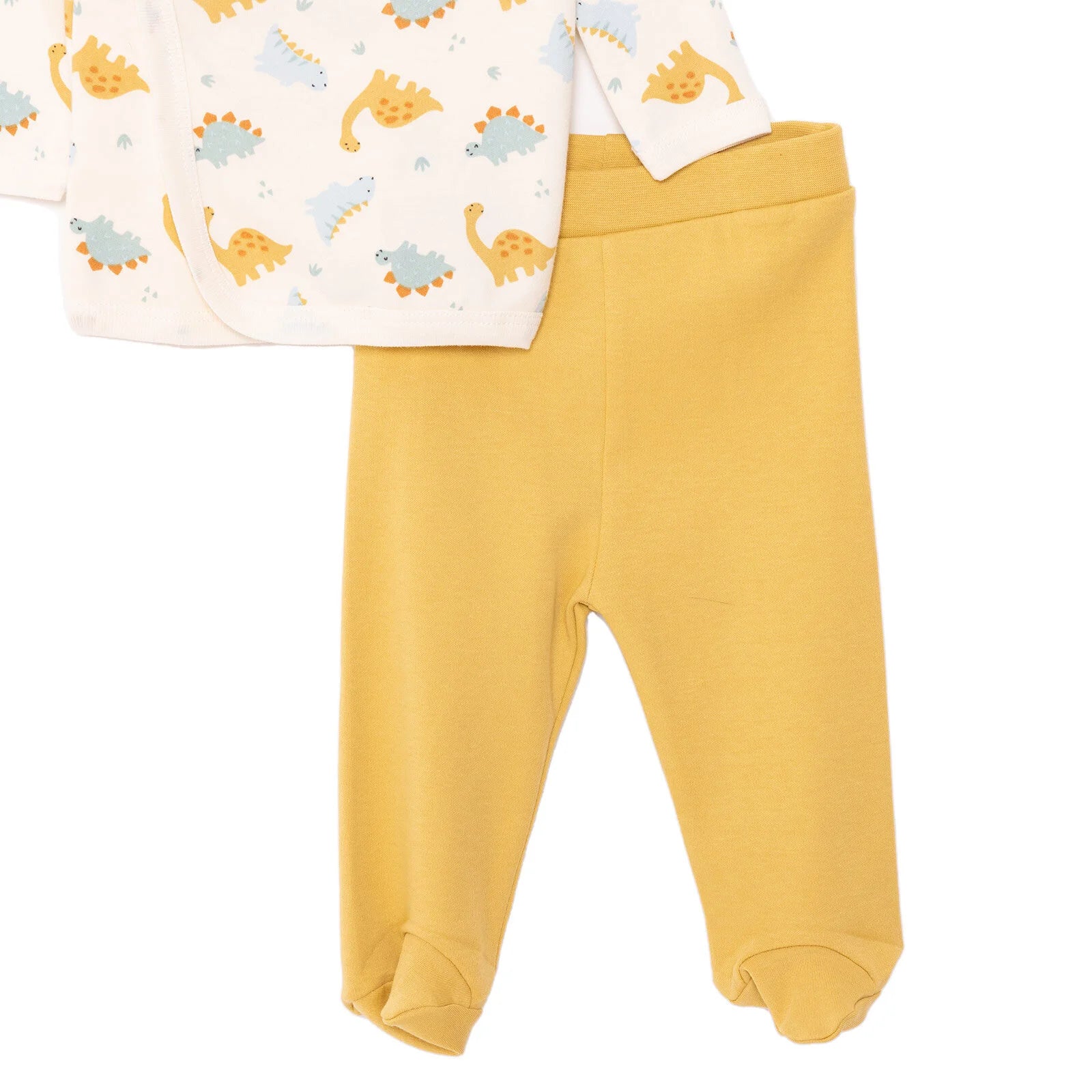 HelloBaby Newborn Baby Top - Hat - Footed Bottom - Ecru - ebebek - Black Friday