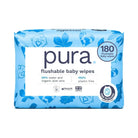 Pura Baby Wipes Flushable 3x60 pcs - ebebek - Black Friday