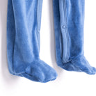 HelloBaby Newborn Boy Embroidered Velvet Jumpsuit - Blue - ebebek - Black Friday