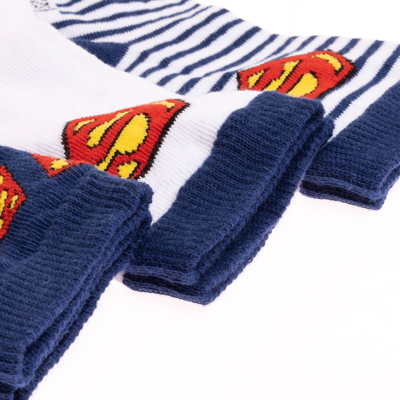 Warner Bros Superman Boy 3Pcs Socks - Navy Blue - ebebek - Black Friday